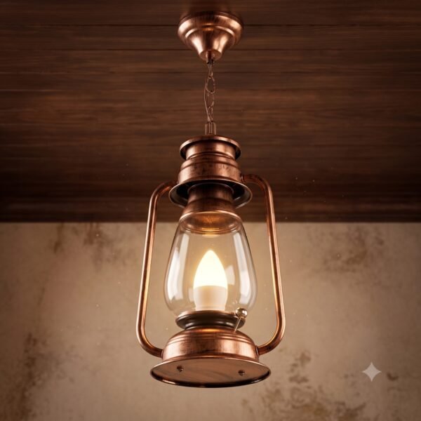 032BD0CC-F01A-427D-B69C-444A04CDE158 Rustic Lantern Antique Copper LED Hanging Pendant Light