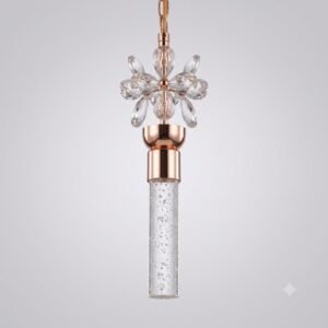 1 pcs hanging lights Papillon Luxe Rose Gold Crystal Butterfly Hanging Lamp