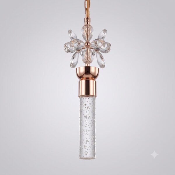 1 pcs hanging lights Papillon Luxe Rose Gold Crystal Butterfly Hanging Lamp