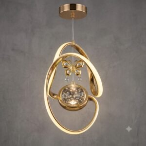 1 pcs led Papillon Aura Modern Gold LED Butterfly Pendant Light