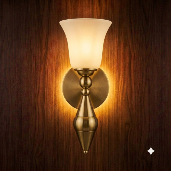 18A80115-CCFA-4622-9BD4-1822621B1AD8 Classic Antique Brass Wall Light