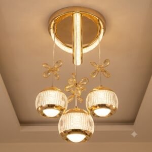 4-Light Butterfly LED Chandelier