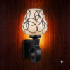 92241216-F7FF-4D83-83E6-6212028483F6 Glass Wall Lamp with Ring Design Base (E27 Holder)
