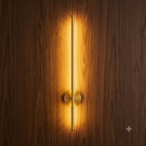 Nordic Luxury Gold Pipe LED Wall Sconce