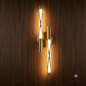 DEF0C2A9-EDEB-49DC-9CE1-A8FEF3D9D0FF Luxury Gold Cross-Cut Staggered Wall Light