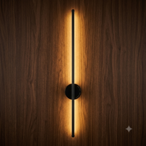 F278EEC8-B931-40F4-9DF7-33D52582BB4E Modern Minimalist Linear LED Wall Light – Matte Black (600mm)