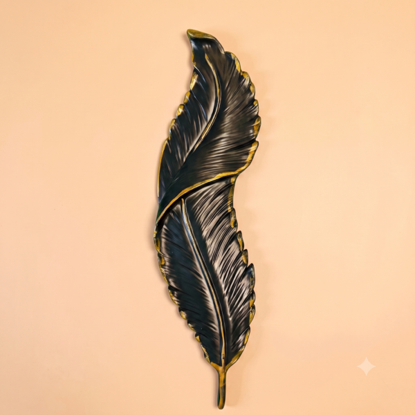 Gemini_Generated_Image_7fimqv7fimqv7fim Leaf Wall light (Black) 600mm