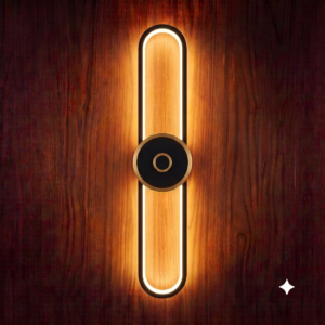 Gemini_Generated_Image_nptp86nptp86nptp Modern Oval Strip LED Wall Lamp (Black & Gold)