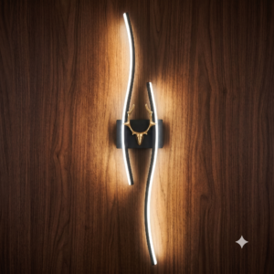 Modern Deer Horn Wave Wall Light