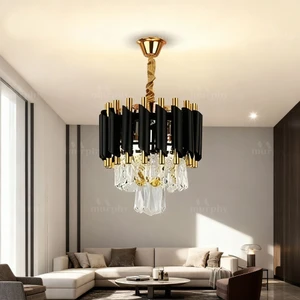 Black-Golden Chandelier 300MM