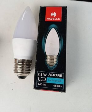 Havells Adore 2.8W E27 LED Candle Bulb (Cool Daylight / 6500K)