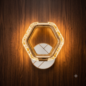 HexaLuxe 3-in-1 Tri-Color LED Wall Lamp