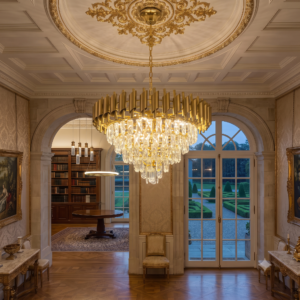Motorized Rotating Crystal Chandelier 600MM