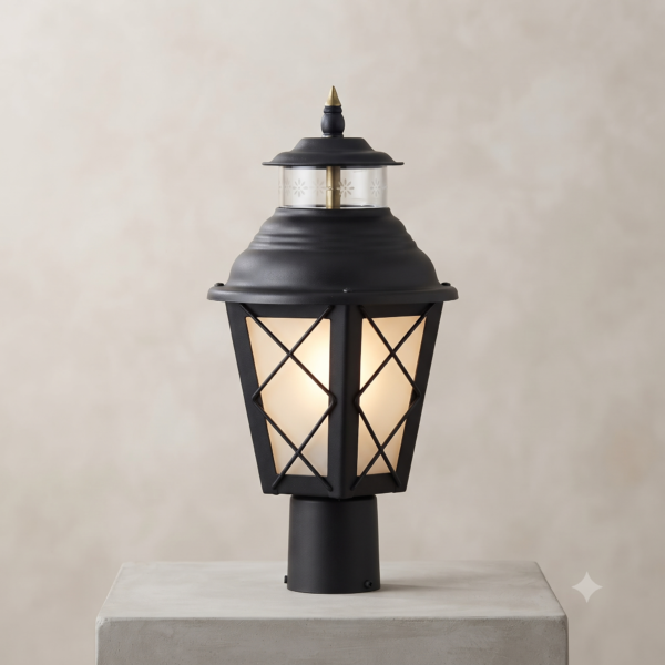 Gramercy Traditional Matte Black Gate Light Mini
