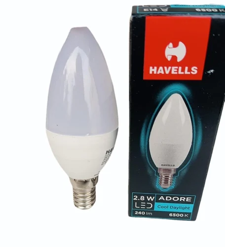 havells-led-candle-bulb-500x500 Havells Adore 2.8W E14 LED Candle Bulb (Cool Daylight / 6500K)